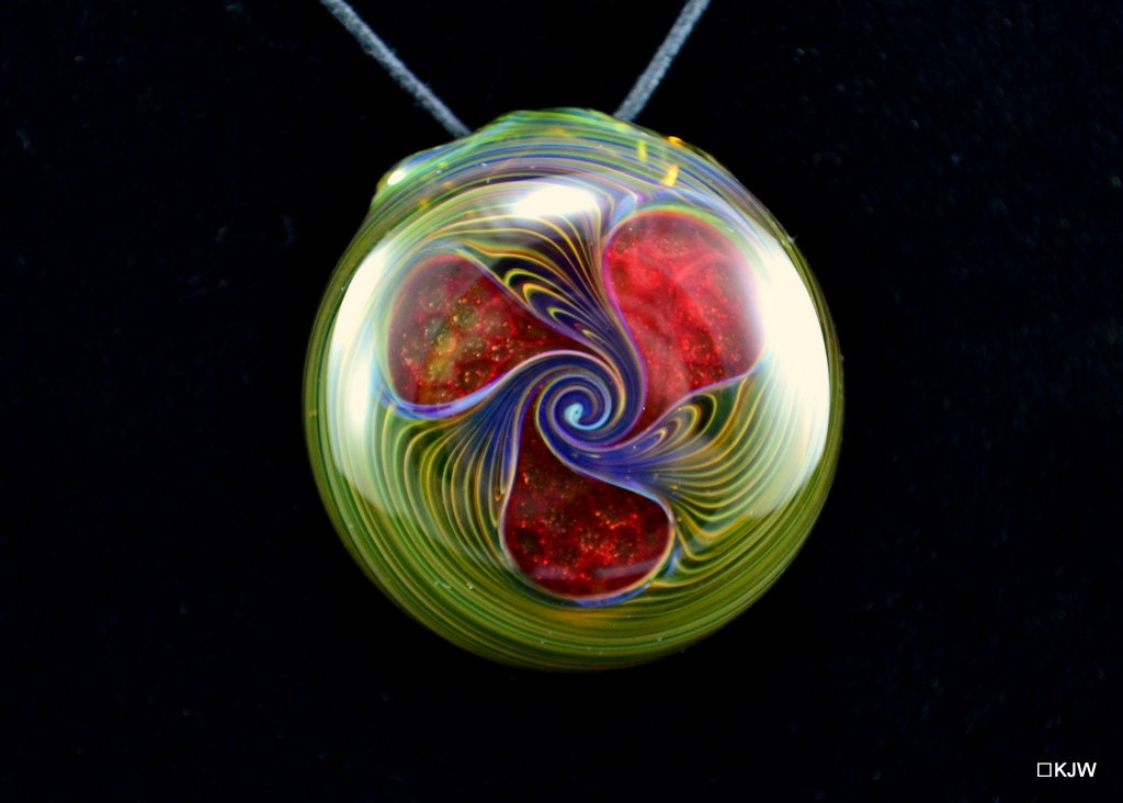 Glass Pendant, Swirl pendant