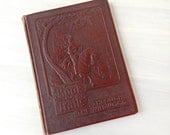 Book Trails, Through the Wildwood, volume 2, 1928 series, children's stories, burgundy embossed, vintage 1920s, art nouveau illustrations