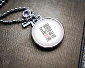 If your lost 25 mm silver plated pendant