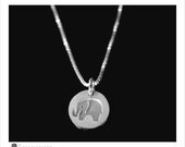 Sale 30% Off... Sterling Silver GOOD LUCK ELEPHANT Charm Necklace 18" - Exclusively at the Lucky Elephant