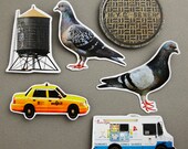 NYC Set of 6 Photo Magnets