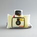 Vintage Polaroid Swinger Camera Printed Pillow