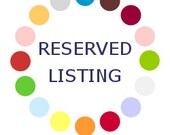 Reserved listing for Andrea