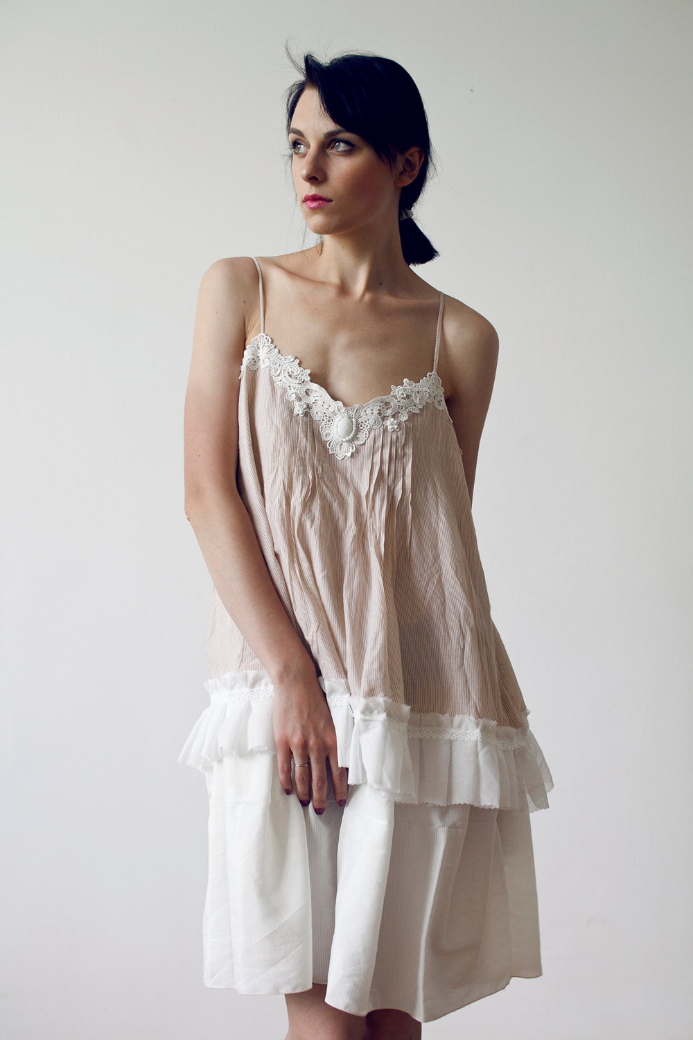 Cream Pastel dress