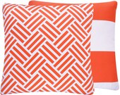 Orange Toss Pillow Cover 20" Square Modern Mod Bedding Home Decor, The Bold and The Beautiful Orange Collection