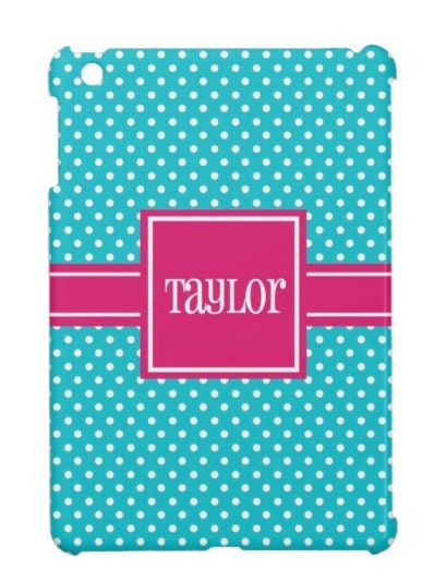 Personalized iPad Hard Shell Cases with Monogram- iPad mini, iPad 2, New iPad, iPad 4