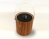 Morgan Designs Mid Century Modern Faux Wood Ice Bucket