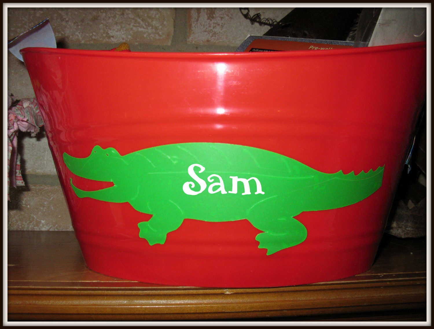Personalized Child's Bucket/Tub