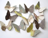 100 Small Fresh Floral Butterfly punch die cut confetti scrapbook embellishments - No839