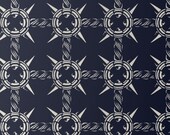 Stencil for Walls - Compass Rose Allover Pattern - Large, Reusable stencil for DIY walls