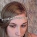 1920's RHINESTONE HEADBAND Art Deco Style Wedding Headpiece, Bridal Headband