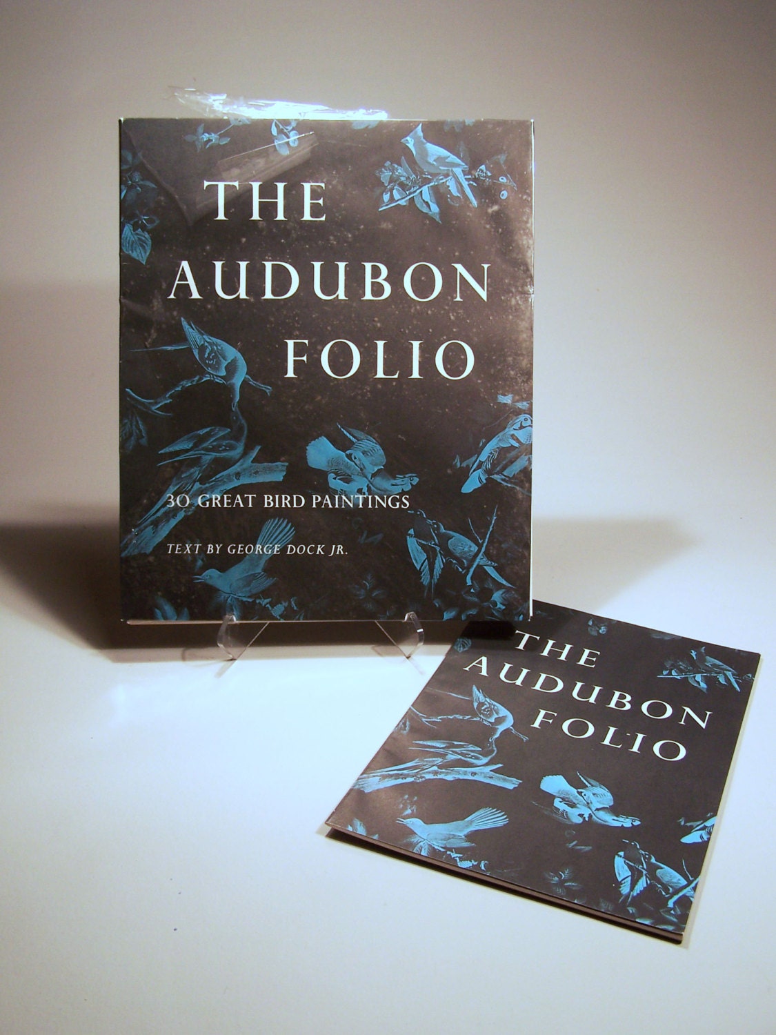 The Audubon Folio - 30 Great Bird Paintings, Text by Geroge Dock Jr., 1964 by Harry Abrams of NY - Complete