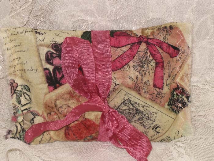Lavender Sachet Handmade French Vintage Valentine Images Lavender Sachet ECS