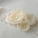 Ivory Bridal Garter: Charity