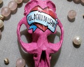 Muskrat Love Painted Skull