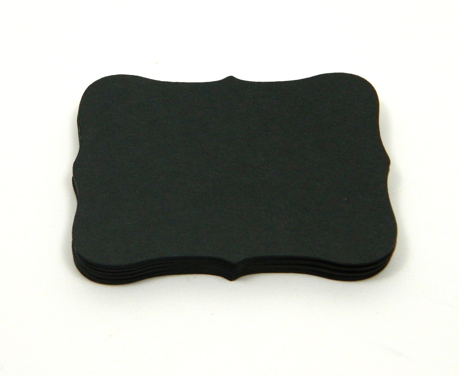 Black Bracket Label Tags Earring Cards Escort Cards Black Tags
