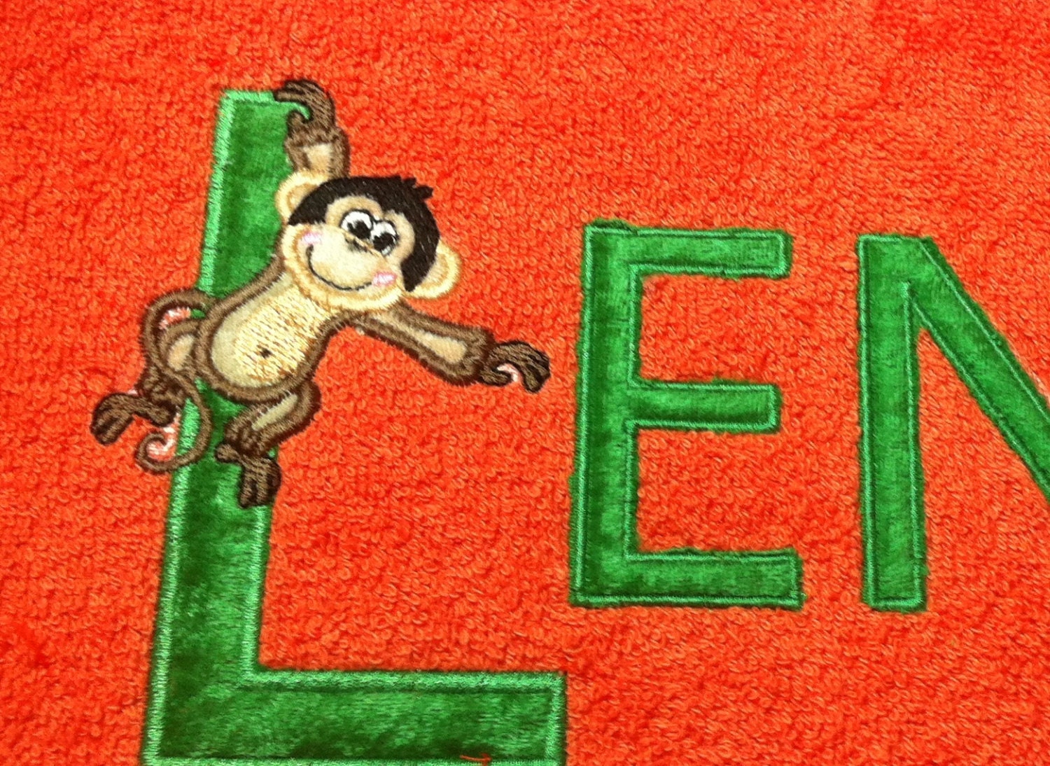 Hanging Monkey  - 1 style only  - machine embroidery applique designs - multiple sizes, for hoop 4x4 an 5x7