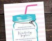 Party/Shower Invitations - Set of 15 - Mason Jar Theme