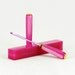 Crochet Hook in Handmade Handle and Case in Pink Flamingo Size up to 4.25 mm