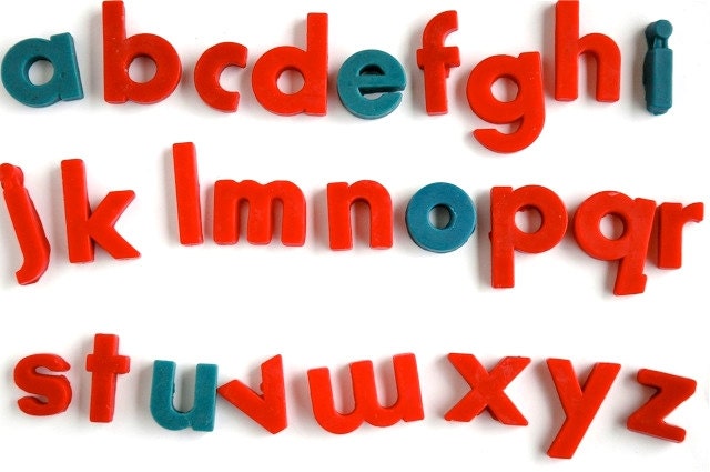 Montessori Moveable Alphabet Molded from 100% Beeswax Homeschool Beginning Ready Word Building
