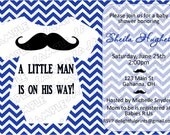 Mustache onesie boy baby shower invitation any color...DIY you print custom photo card by delightfulprints Il_170x135