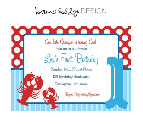 DIY, Crawfish INVITATION ONLY Il_570xn