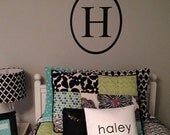 Initial Vinyl Wall Decal