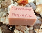 FREE SHIPPING w/a item - Peppermint Soap - All Natural Soap, Handmade Soap
