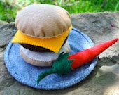 Felt Play Cheeseburger