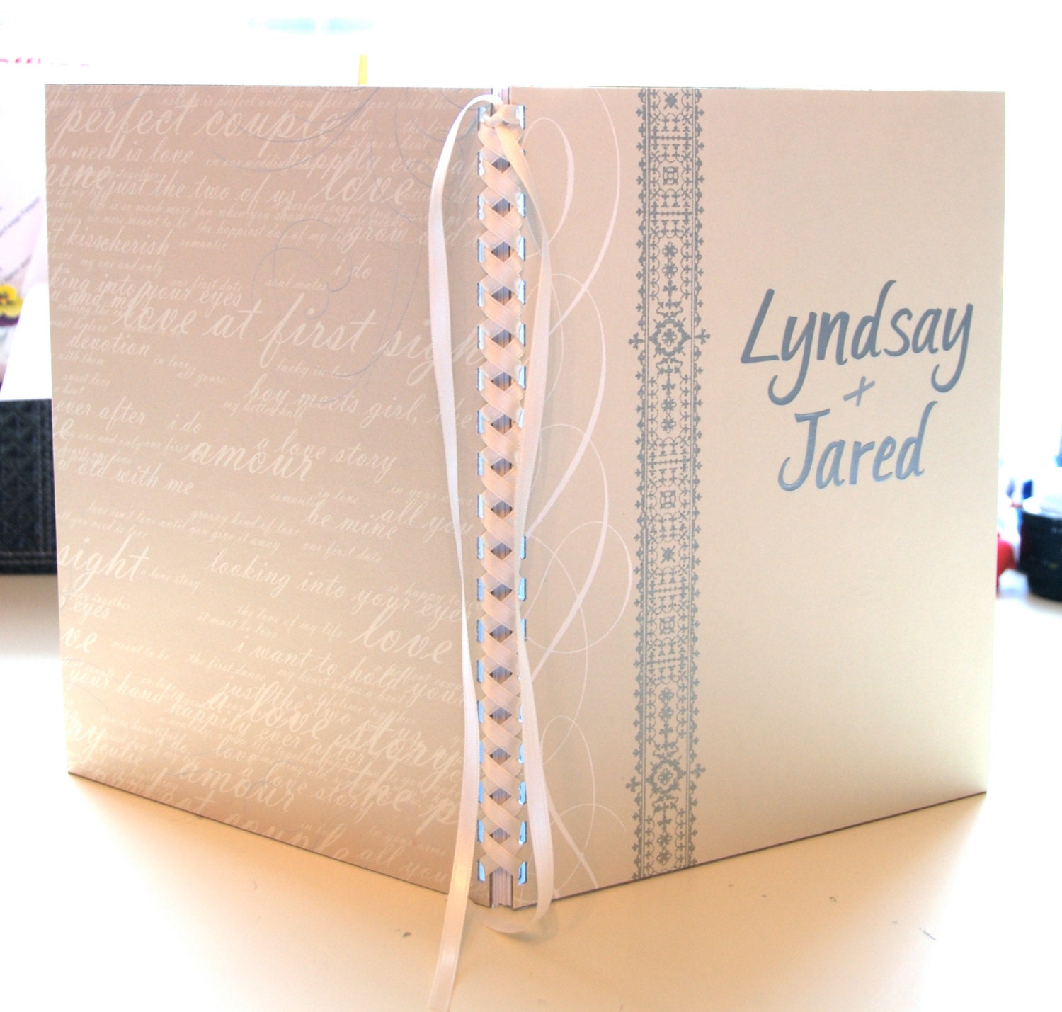 Custom Wedding Planner, Destination Wedding Planner, or Guest Book, Handmade Personalized