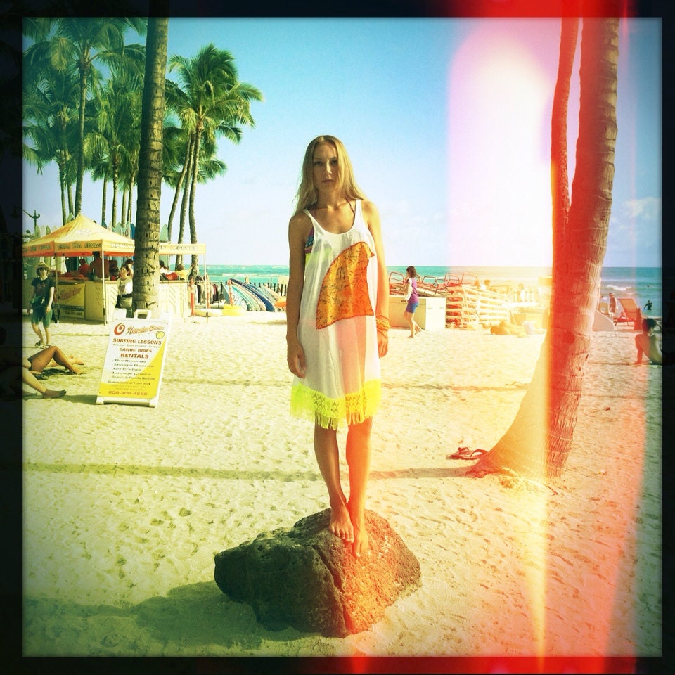 Single Fin Cut N Sew Dress: Size Small-Medium