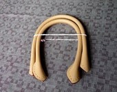 16 inch Beige Leather Bag Handle