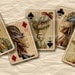 Marie Antoinette Playing Cards Ladies of the Court Shabby Chic Antique French Hairstyles Decoupage Hair Cards Digital Collage Sheet 414
