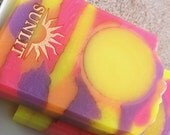 Handmade Soap - Artisan Soap - Cold Process Soap - Sunset Citrus Soap