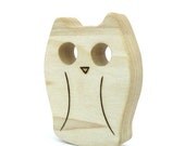 3 DAY SALE - Owl Toy - Baby Teether Toy - Wooden Teething Toy