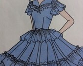 Vintage Square Dance or Swing Dance Dress Pattern Sizes 12 14 16 No. 105 C & C Originals Vintage Swing Dance