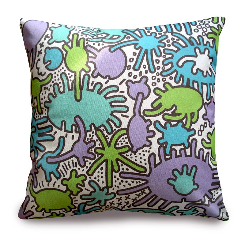 16 x 16 Whatzit Pillow Cover Decorator Contemporary Toss Throw Accent Pillow Cover