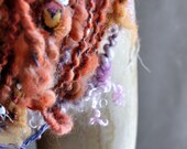 Handspun yarn, Super Bulky, Coil, Silky, Pretty, Art Yarn