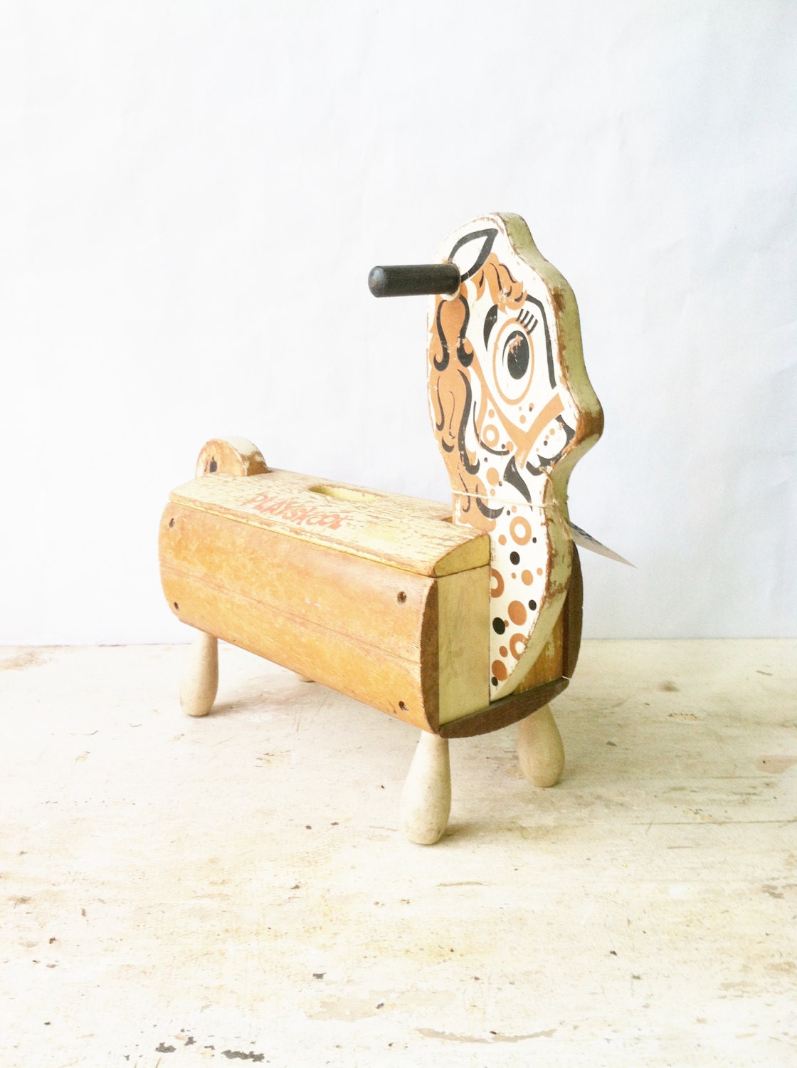 Vintage Playskool Wooden Horse