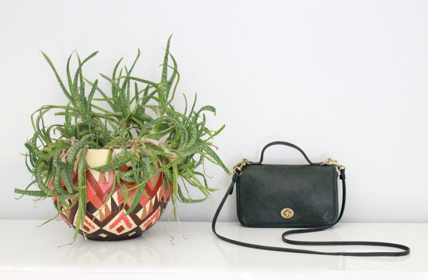 COACH Mini Messenger Bag in Green 9924 // Coach Crossbody Casino Bag