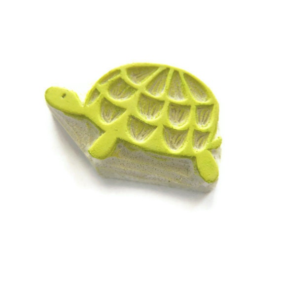 Slow and Steady Turtle Stamp - Rubber Stamp - Cling Rubber Stamp