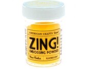 Neon Amber Fluorescent Zing Embossing Powder American Crafts