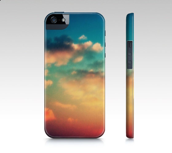 My Head is Stuck in the Clouds Summer Vintage Sky Iphone 5, 4s, 4 Case