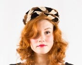 SALE / vintage 1960s hat / pillbox / Braided