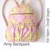 INSTANT DOWNLOAD - Lined Zippered Backpack PDF Sewing Pattern - Amy by ChrisW Designs