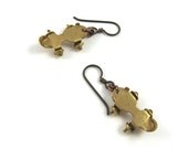 Roller Skate Earrings (Toy, Retro, Kitsch, Nostalgic 1950s Jewelry)