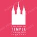 I Love to See the Temple - LDS Primary Song Print