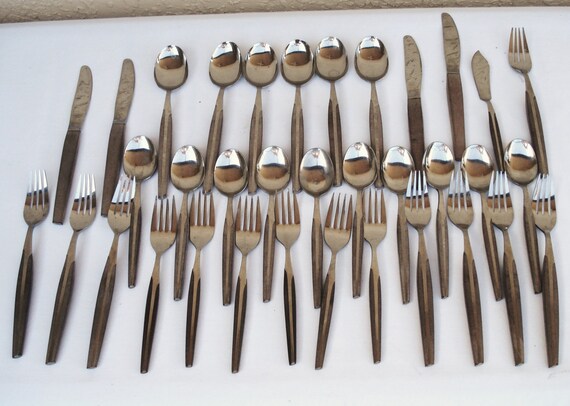 Vintage ELDAN Japan Stainless Steel Tableware by npebaysale