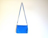 Cobalt Purse - Bright. Blue. VTG. 80s - Womens Small Purse - alacloth