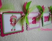 Strawberry Shortcake High Chair Banner "I am 1"